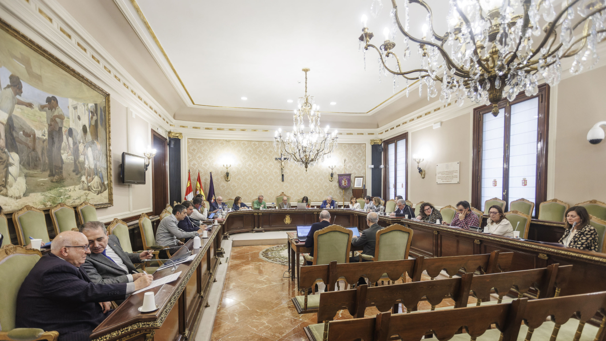 Imagen del Pleno de la Diputación.