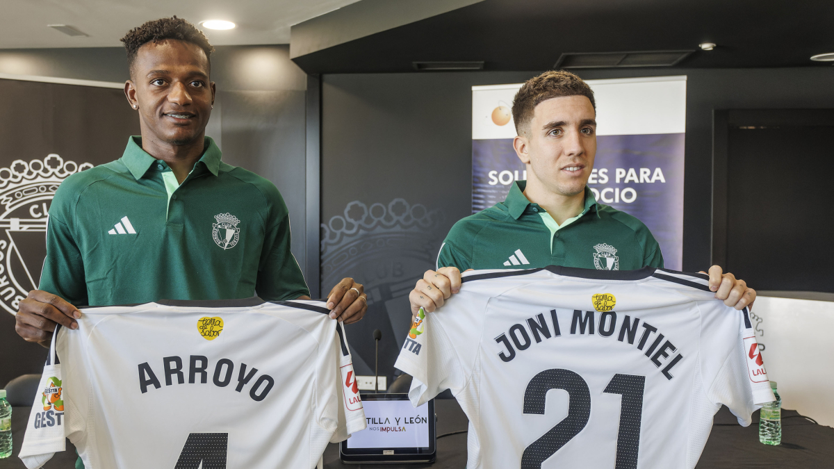 Anderson Arroyo y Joni Montiel, nuevos jugadores del Burgos CF.