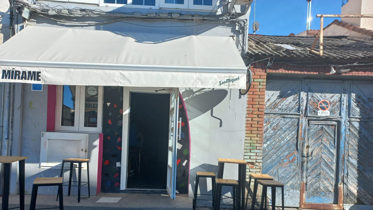 El bar Mírame es uno de los bares afectados por los robos