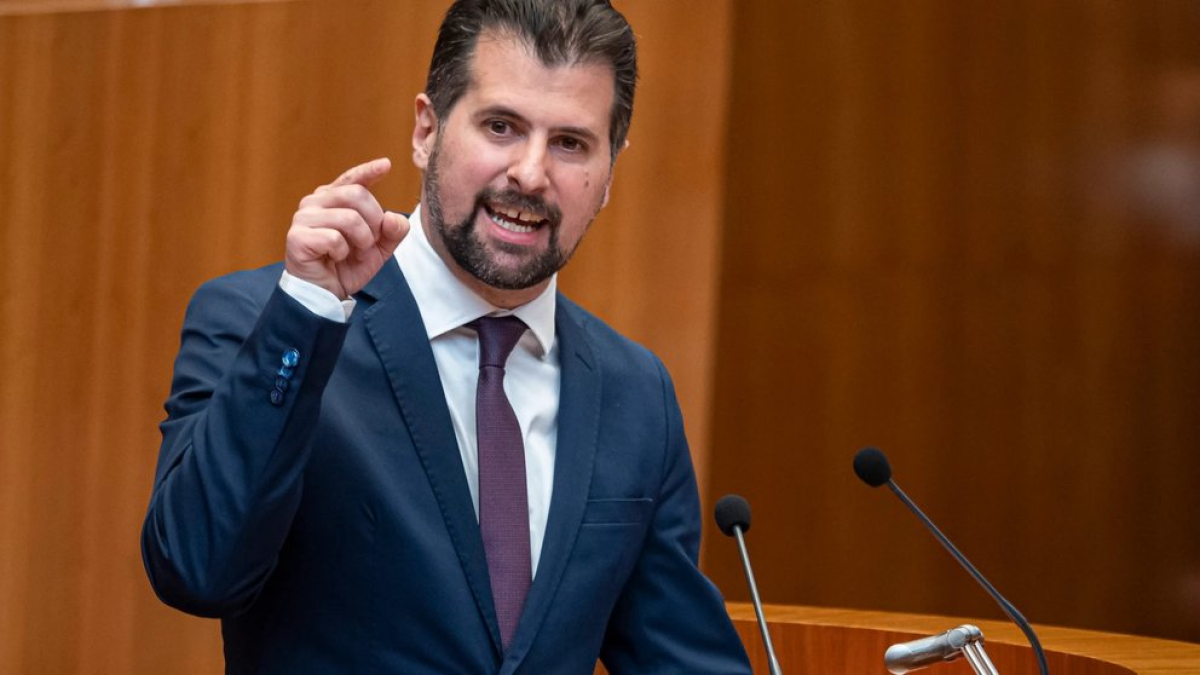 Luis Tudanca, en una imagen de archivo durante un Pleno.