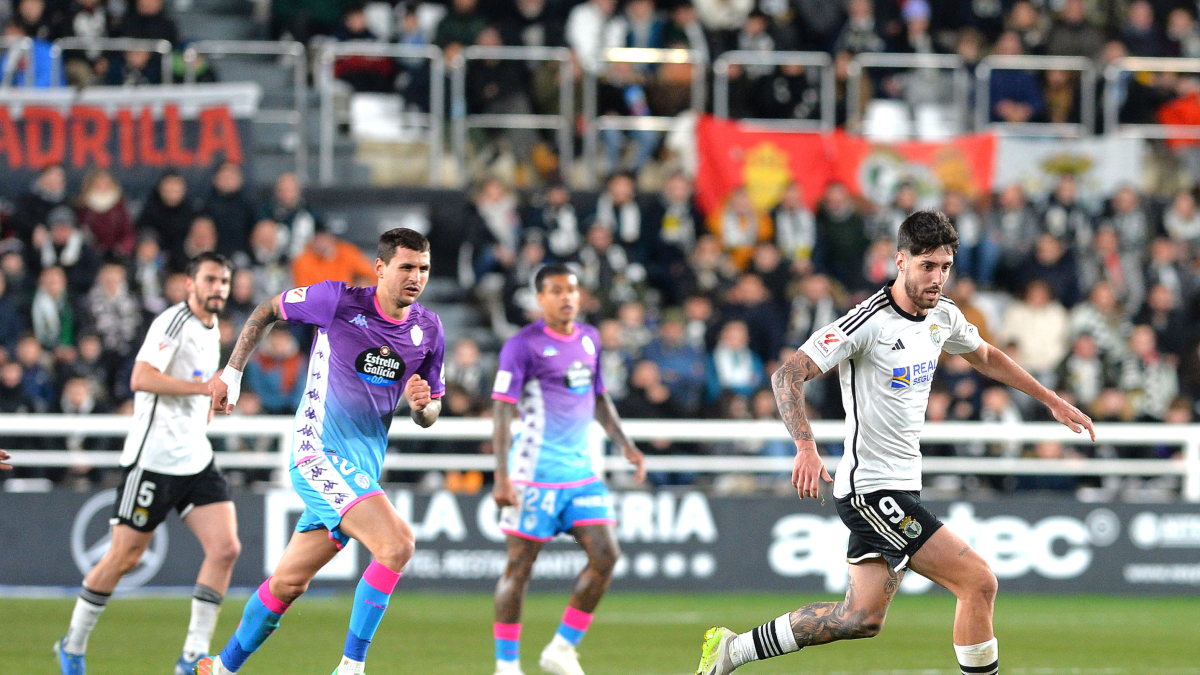 Imagen de Fer Niño, durante el partido contra el Valladolid