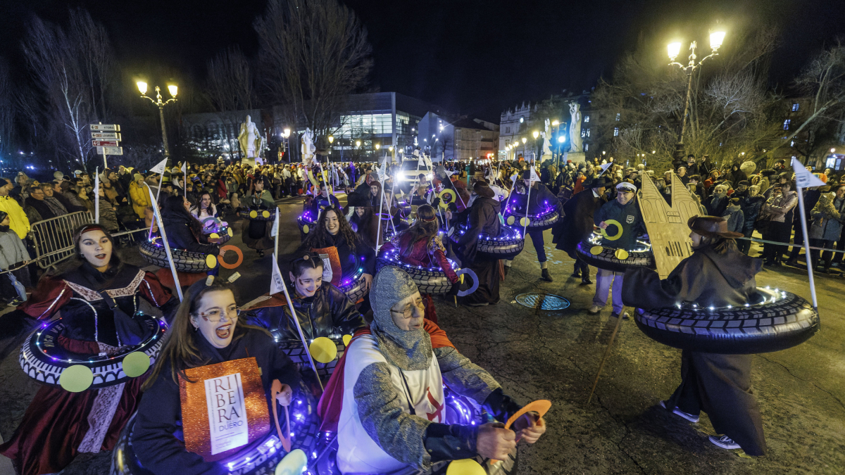 Instante del desfile de Carnaval.