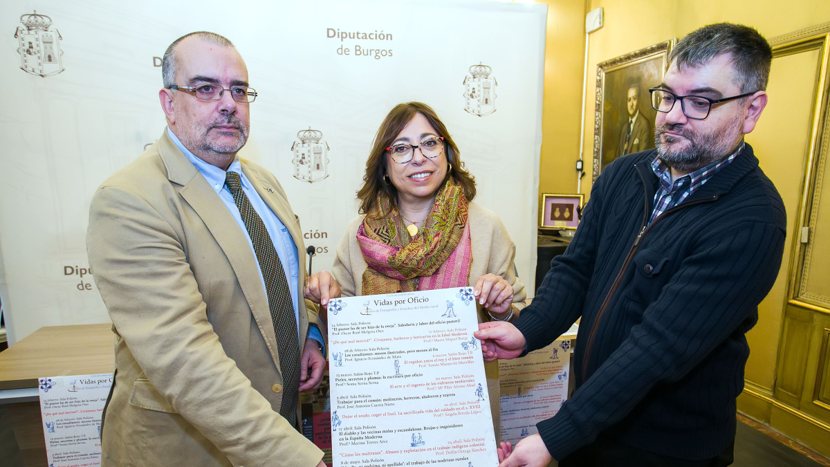 Ignacio Fernández de Mata, Raquel Contreras y Óscar Melgosa.
