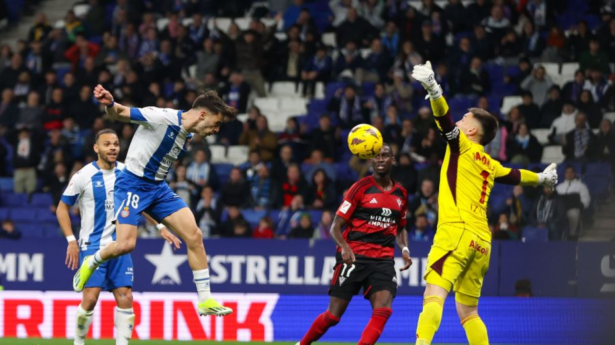 El Espanyol marcó un tanto en la primera mitad y dos tras el descanso.