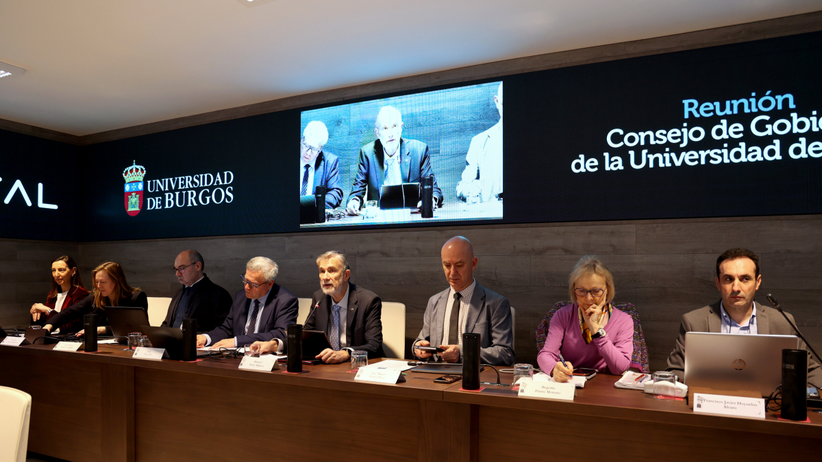 Última reunión del Consejo de Gobierno de la Universidad de Burgos (UBU).