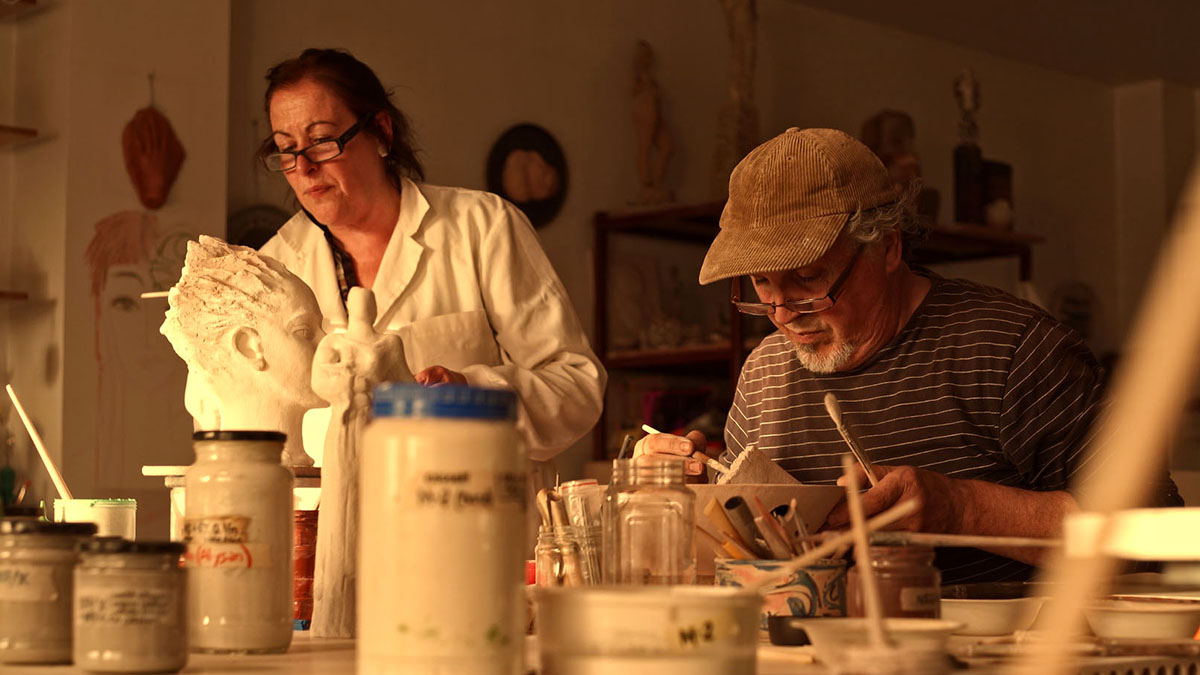Raquel Condado y José Luis Ramos, en el documental de Lino Varela.