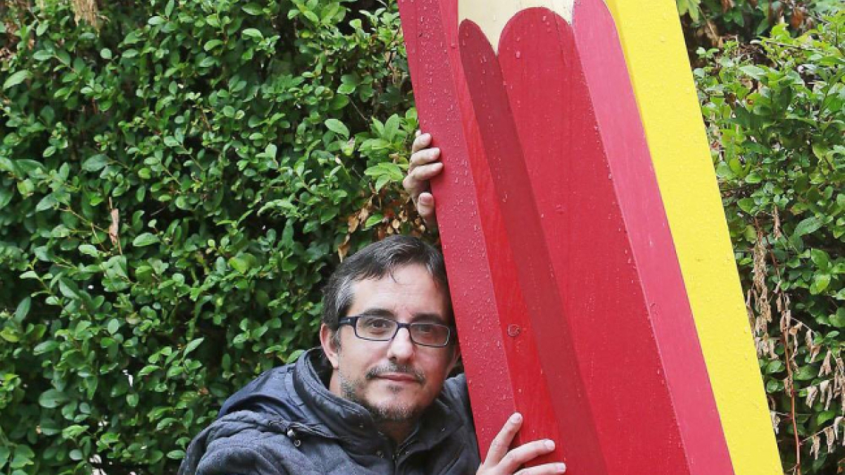 El diseñador burgalés Goyo RodrÍguez está afincado en Asturias pero mantiene actividad en Burgos. R.G.O