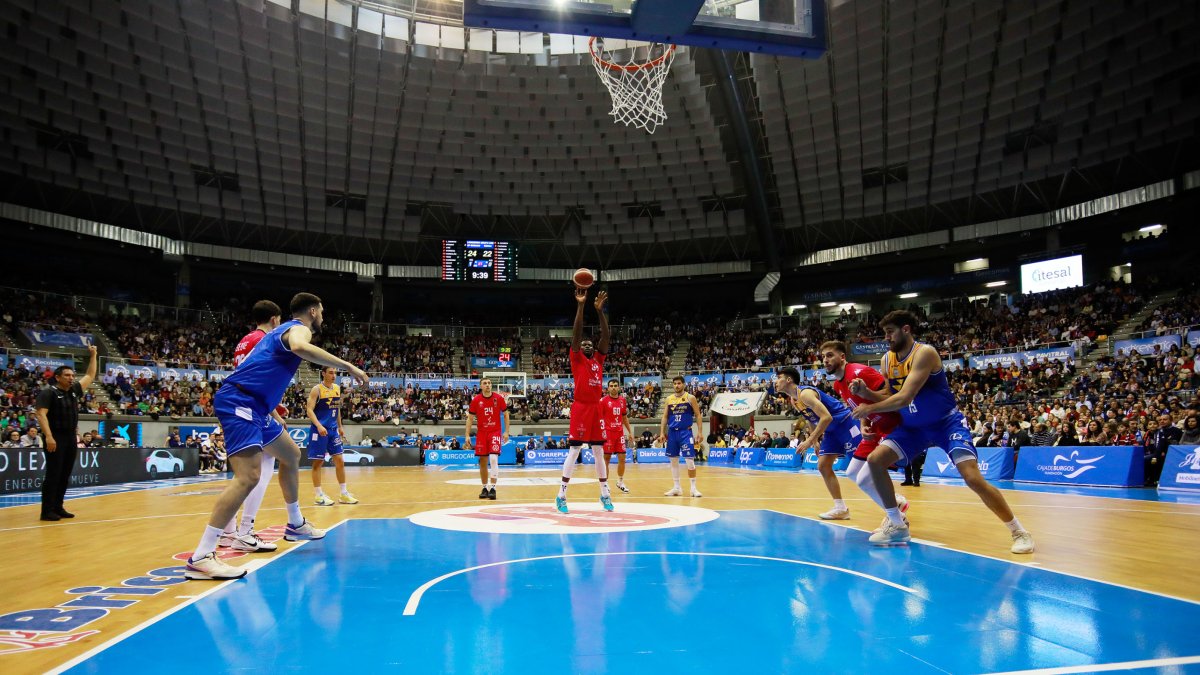 Imagen del partido entre el San Pablo y el Tizona.