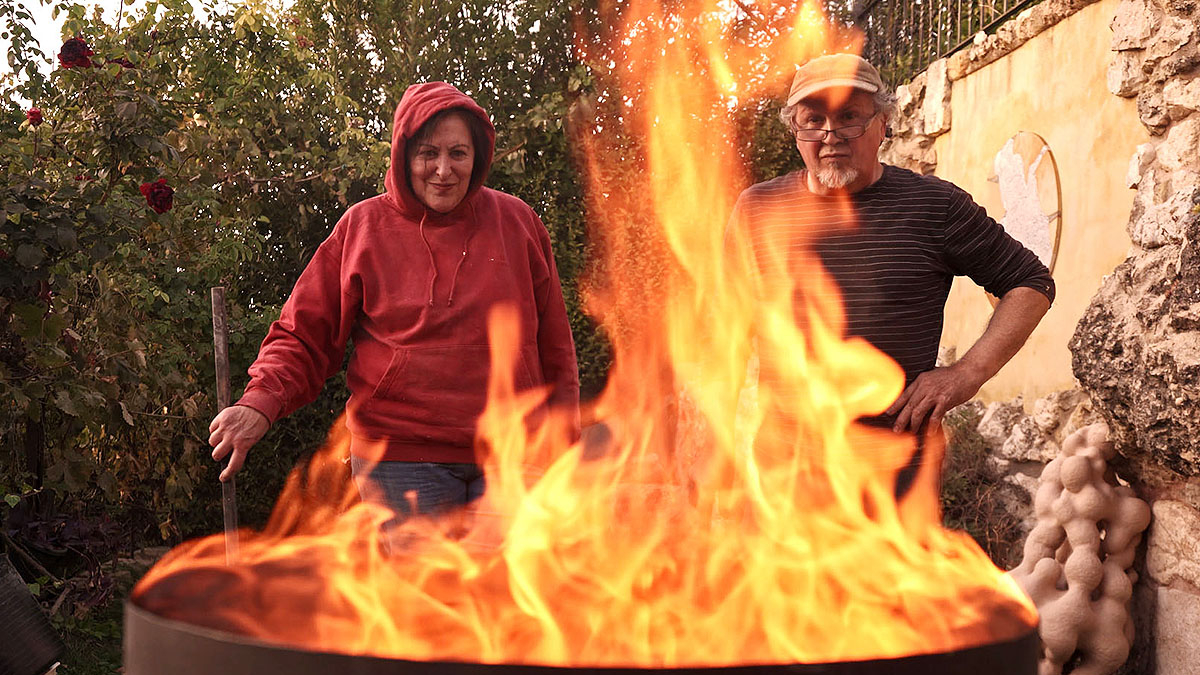 Raquel Condado y José Luis Ramos, en el documental de Lino Varela.