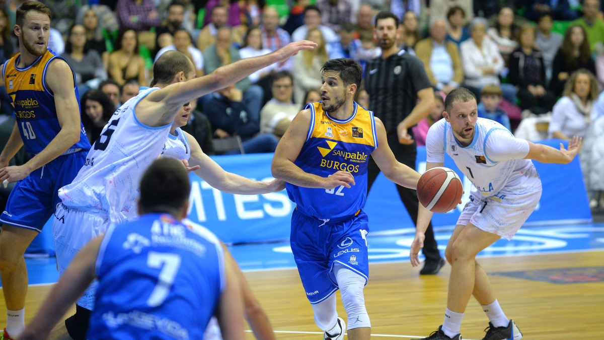 Roko Rogig, durante el partido contra Melilla.