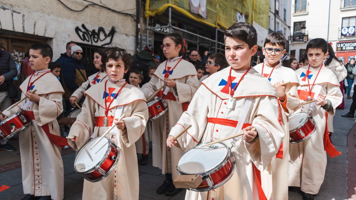 Imagen de la procesión infantil.
