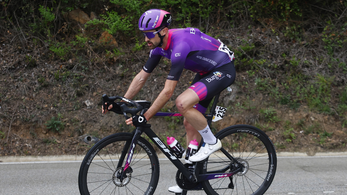 Ander Okamika entró en la última escapada de la carrera.