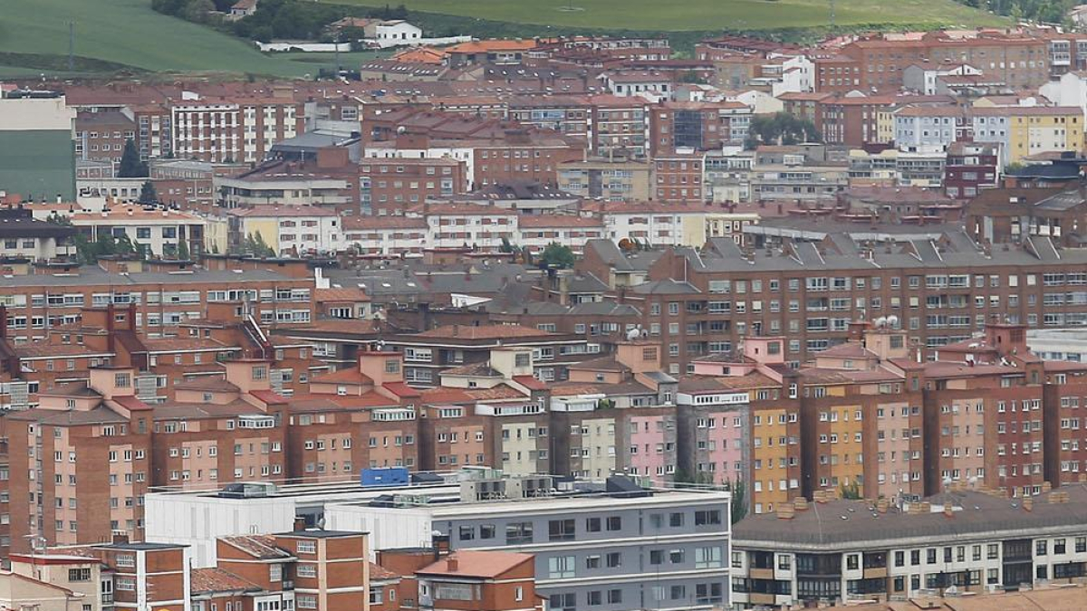 Vista de la ciudad de Burgos.