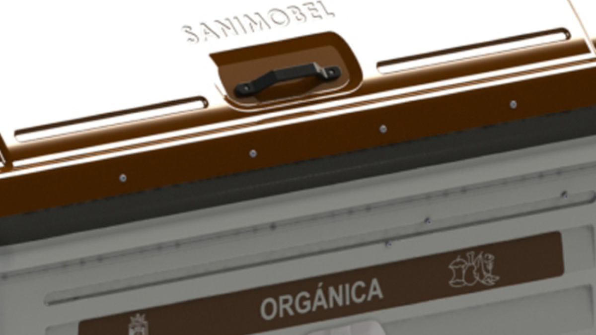 El contenedor marrón se abre con una tarjeta que se entrega domicilio a domicilio.