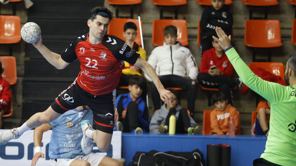 Ernesto López, durante un partido del UBU San Pablo Burgos.