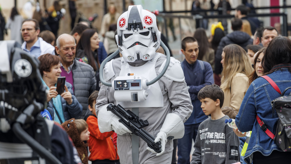 Imagen del desfile de Legión 501 en Burgos.