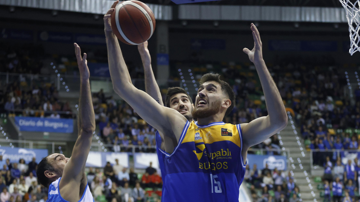 Ignacio Rosa, durante el partido ante Cáceres