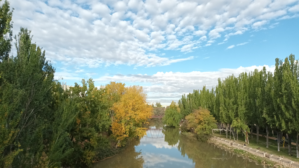 Imagen del río Duero a su paso por Aranda