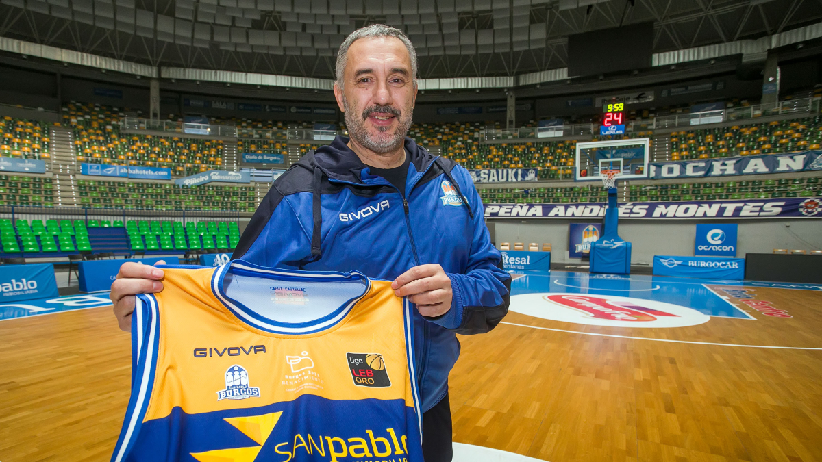 Jota Cuspinera, nuevo entrenador del San Pablo Burgos.