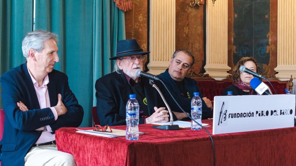 Pablo del Barco estuvo acompañado por Ignacio González, a su izquierda, y a su derecha Eduardo López de la Cal y Jovita Briones.