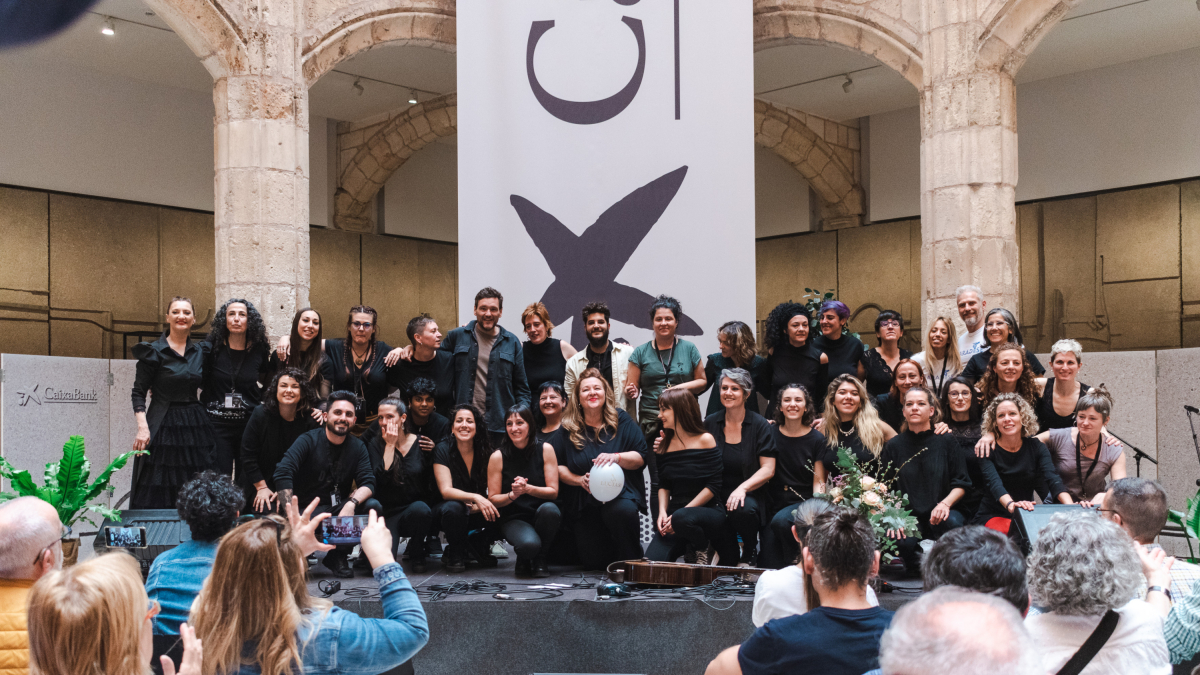 Foto de familia de las participantes en Foro Signo.