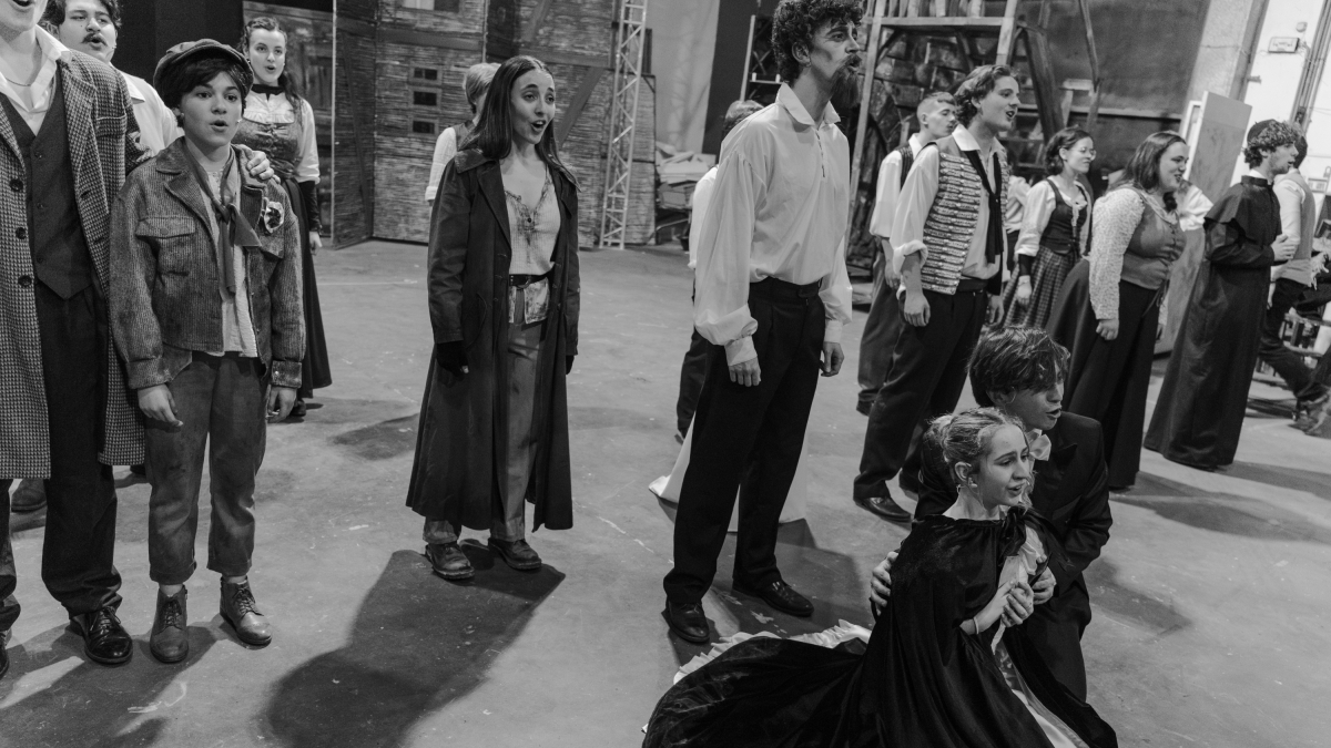 Un momento del ensayo. Durante los dos meses previos al estreno se intensifican los preparativos.