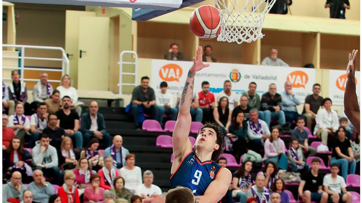 Caio Pacheco, durante el partido contra Valladolid.
