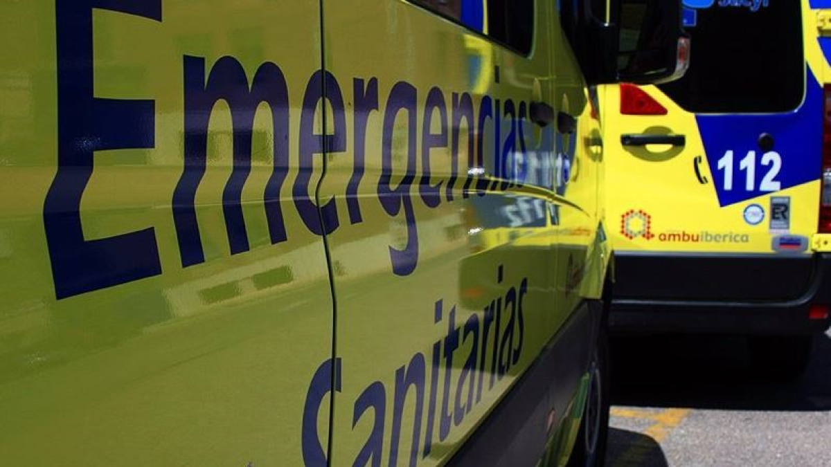 Herido un motorista tras sufrir una aparatosa caída en Oña
