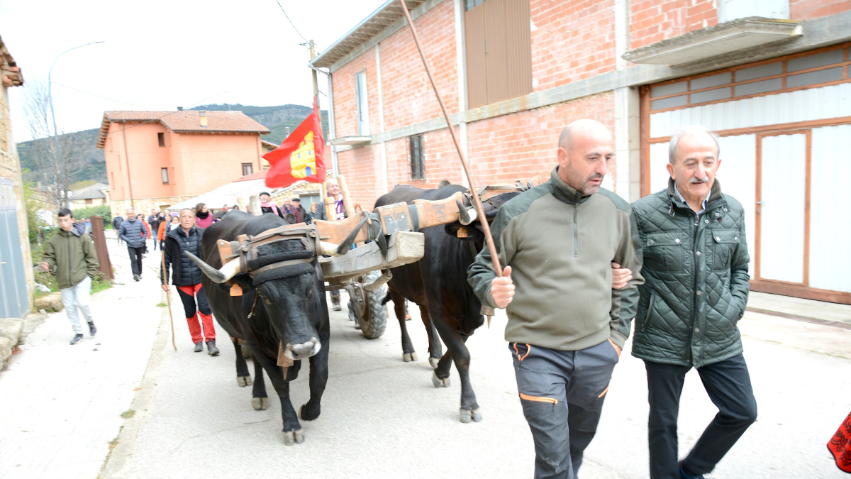 El vicepresidente de la Diputación y alcalde de Canicosa de la Sierra, Ramiro Ibáñez, participó en la ruta.