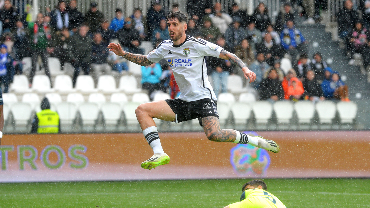 Fern Niño, durante el partido contra el Amorebieta.