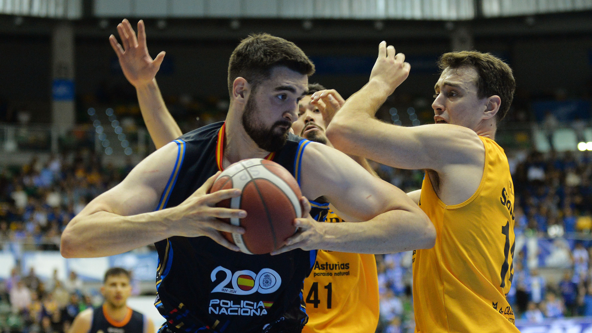 Imagen de un partido del San Pablo Burgos.