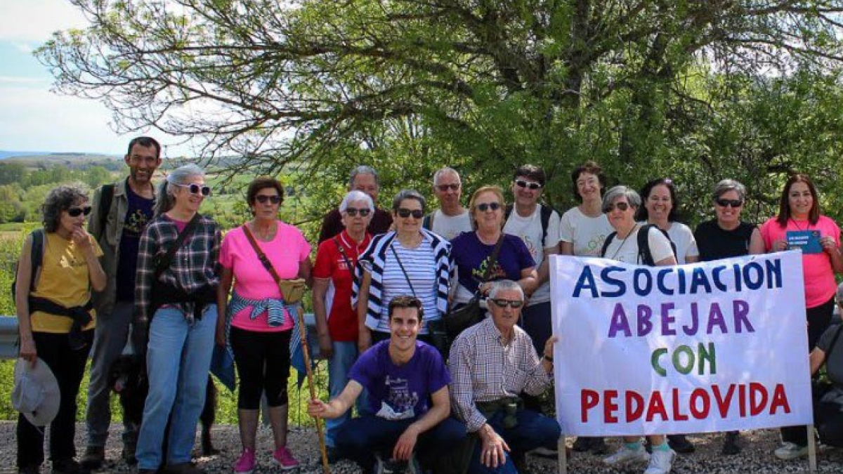 Pedalovida a su paso por la localidad soriana de Abejar