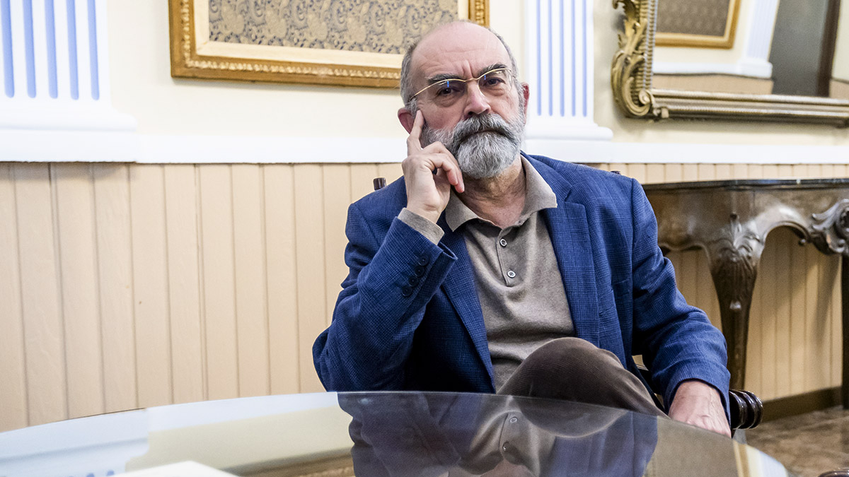 El escritor soriano José Ángel González Sainz.