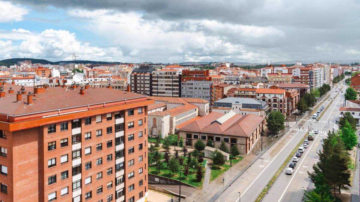 Vista de la calle Luisa Rosado, en el bulevar.