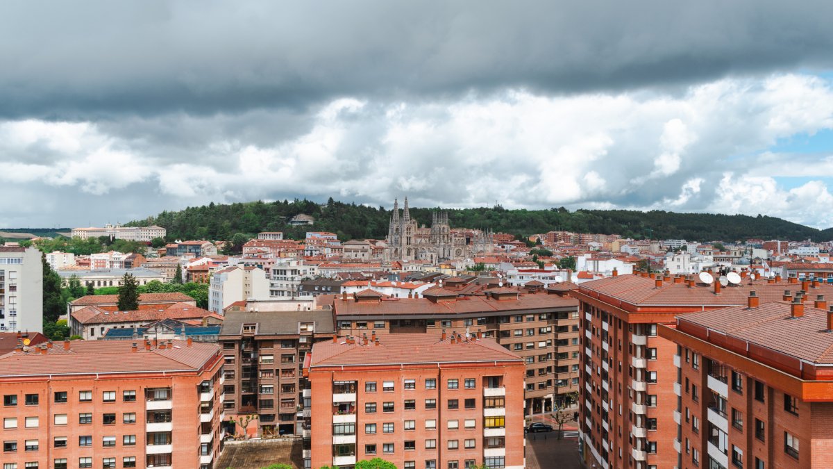 Vista panorámica de la ciudad de Burgos.