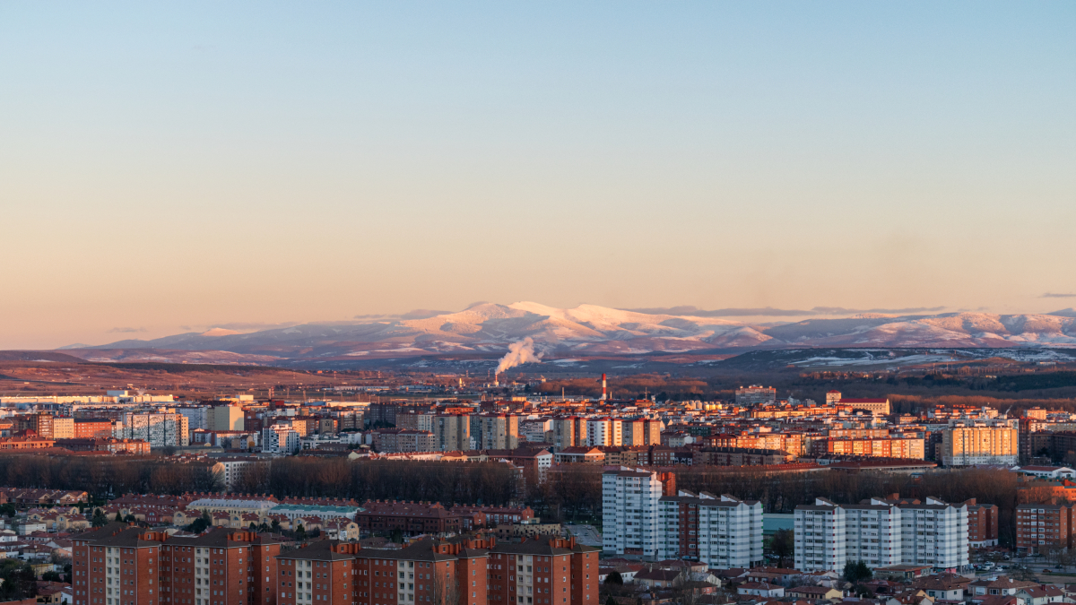 Vista panorámica de la ciudad de Burgos.