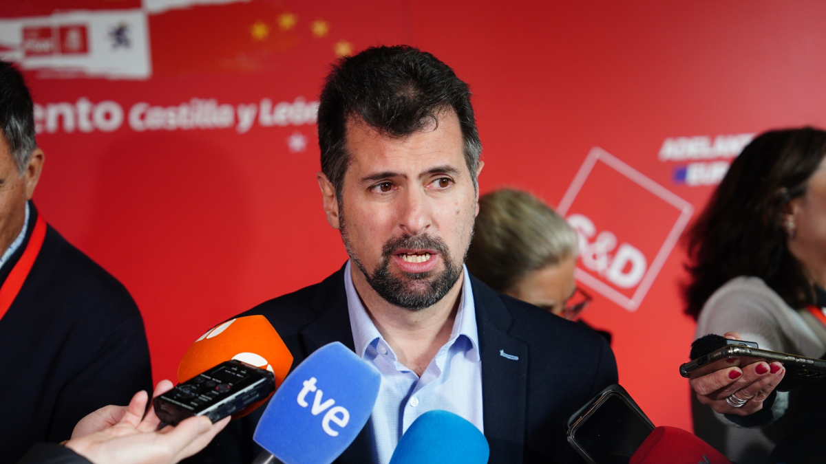 Imagen de archivo del secretario general del PSOE en Castilla y León, Luis Tudanca, durante la inauguración de la III Escuela de Gobierno del PSOE de Castilla y León.