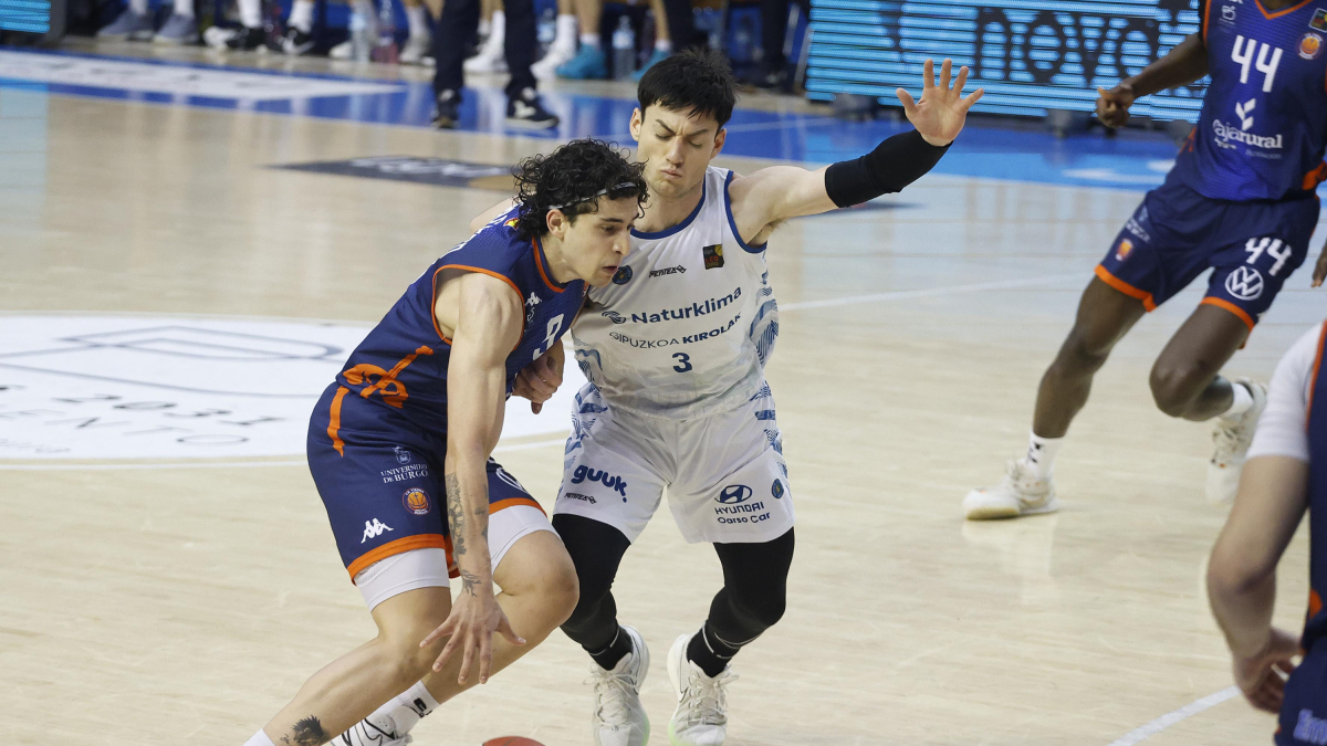 Imagen de uno de los partidos entre el Grupo Ureta Tizona Burgos y Guuk Gipuzkoa.