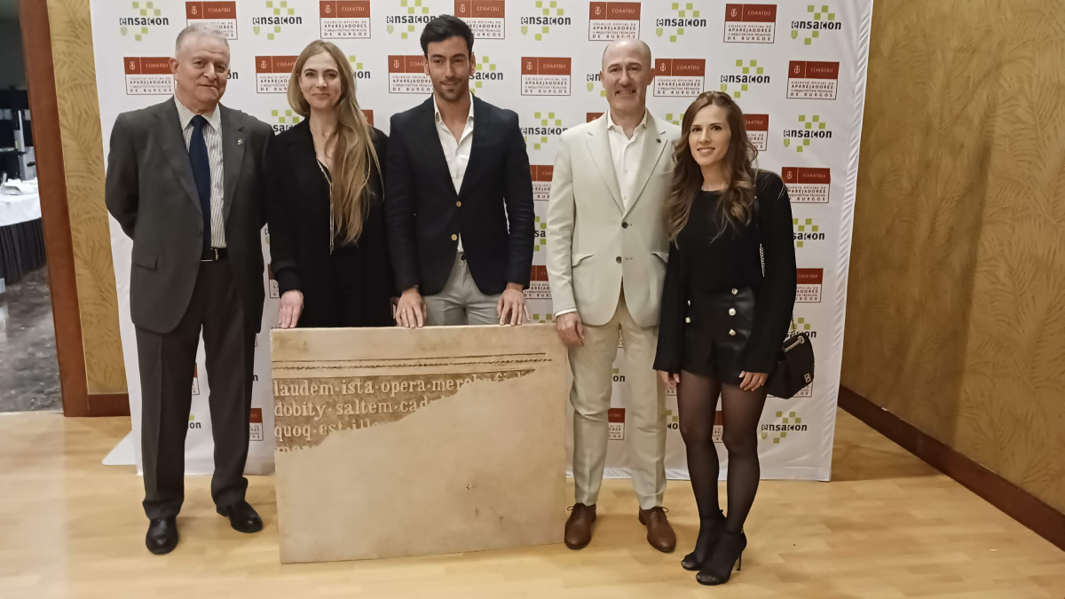 Imagen de la entrega del premio.