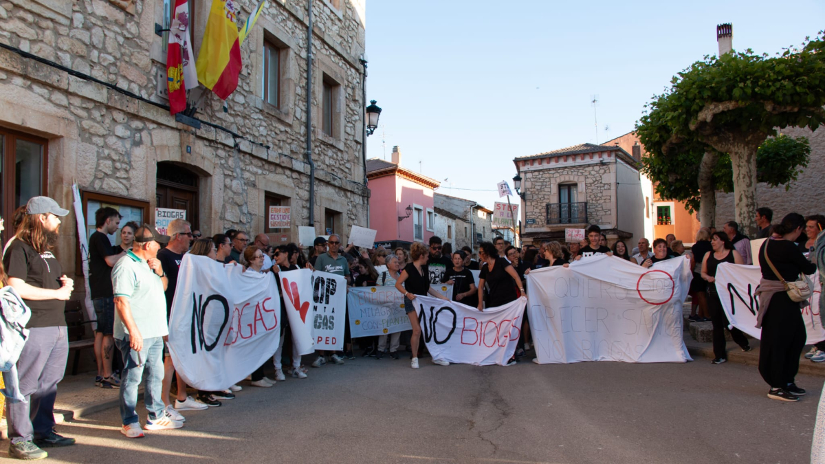 Milagros se rebela contra la planta de biogás