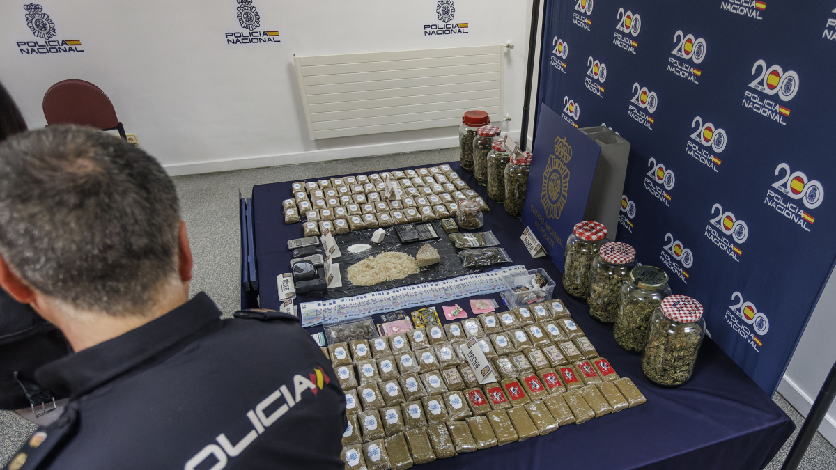 Droga incautada en la operación Romeo.