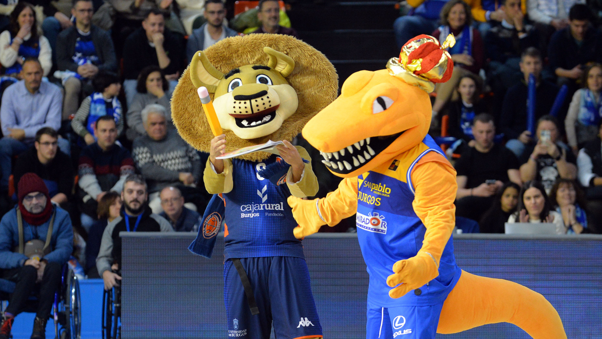 Las dos mascotas de Tizona y San Pablo volverán a verse las caras la próxima temporada.