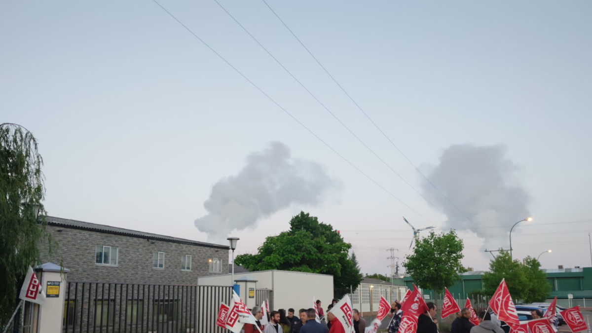 Imagen de la concentración de la plantilla.