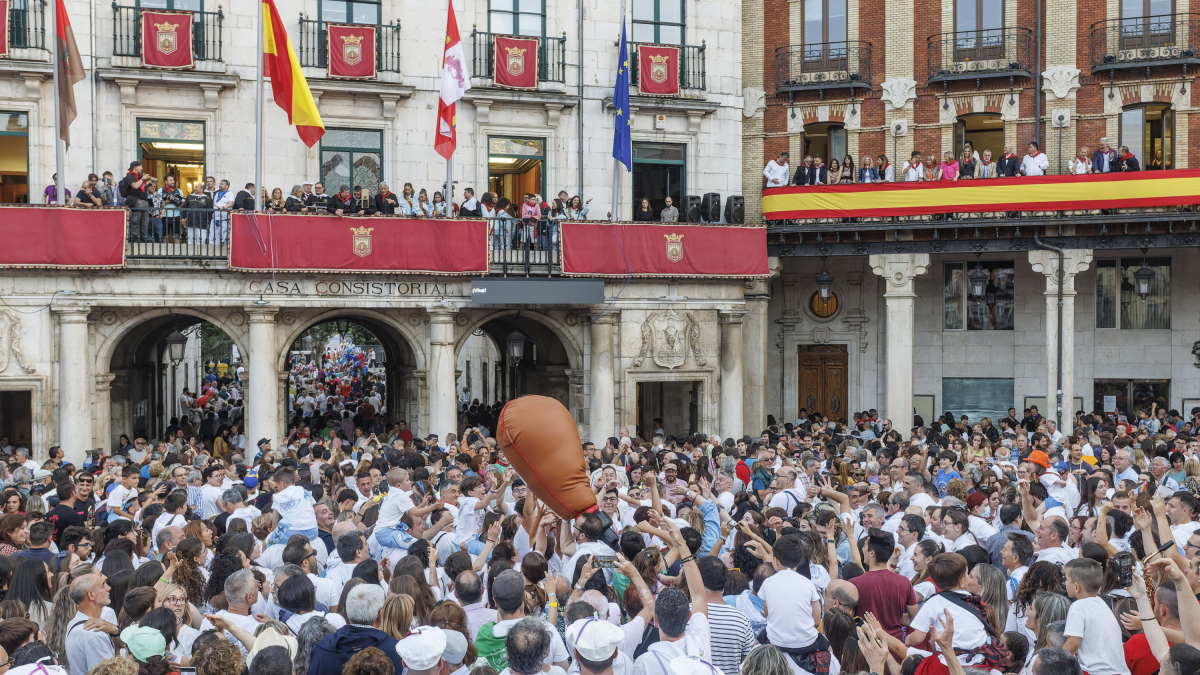 Imagen del comienzo de las fiestas de Burgos.