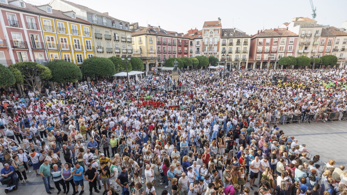 Imagen del inicio de las fiestas de Burgos.
