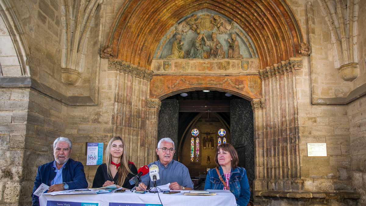 Presentación del 950 aniversario del traslado de la sede de Oca a la Real y Antigua.