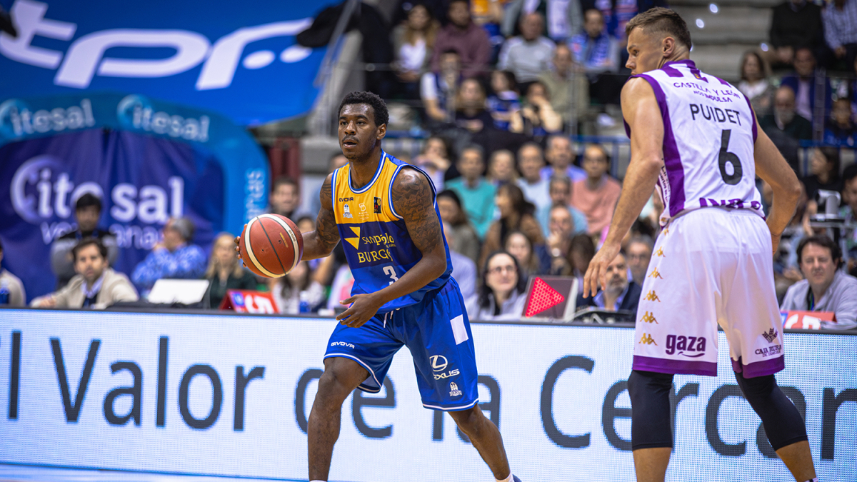 Micah Speight, durante un partido del Longevida San Pablo Burgos.