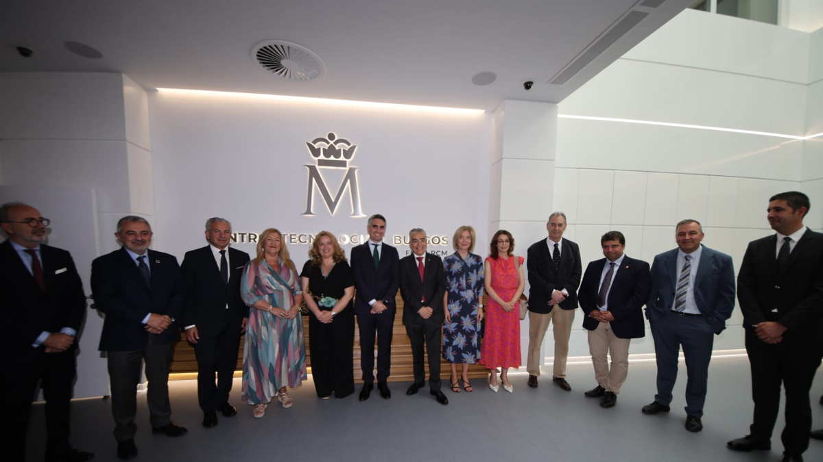 Inauguración del Centro Tecnológico de Burgos en la Fábrica Nacional de Moneda y Timbre.