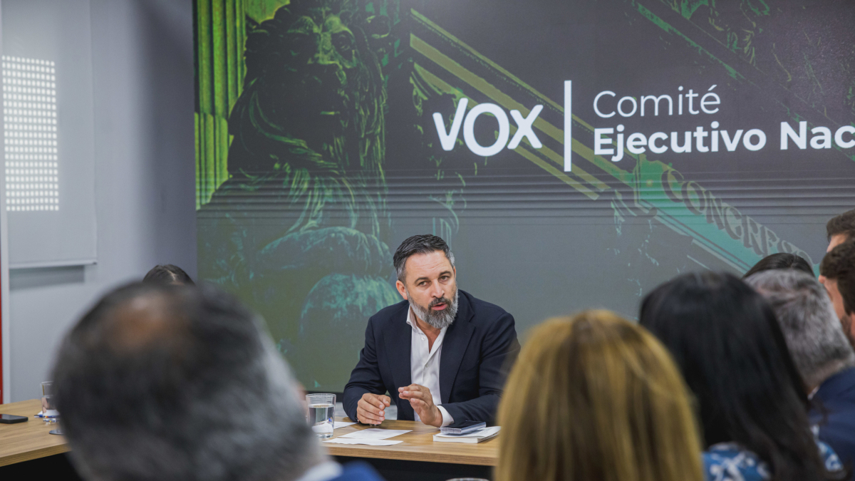 Santiago Abascal preside el Comité Ejecutivo Nacional de VOX