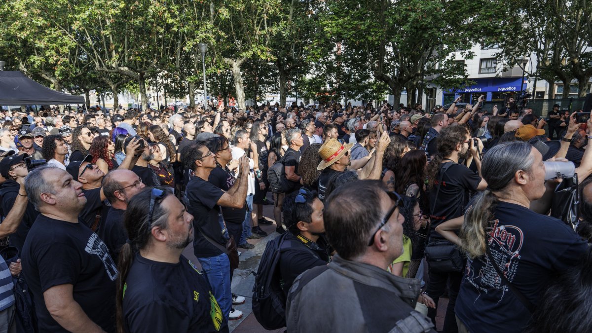 Imagen del público en el Zurbarán Rock.